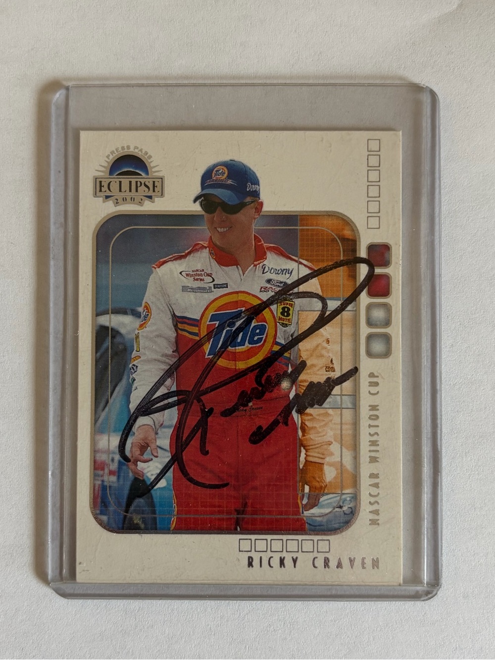 🏁NASCAR Ricky Craven Autographed Tide Racing Card